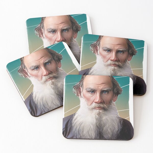 Item preview, Russian author Leo Tolstoy Illustration  designed and sold by Litstoy.