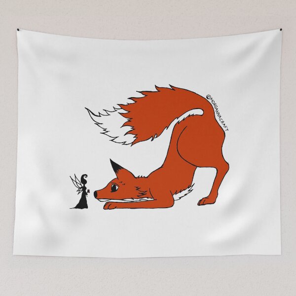 Item preview, Playful Fox finds a Fairy Queen designed and sold by MorgannaCraft.