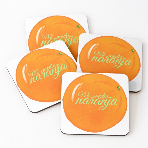 Item preview, Mi Media Naranja with Orange - My Half Orange Design designed and sold by TeaLimeTwo.
