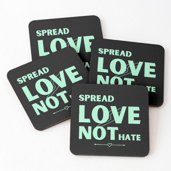 Item preview, Spread love not hate  designed and sold by BluePlanetStore.
