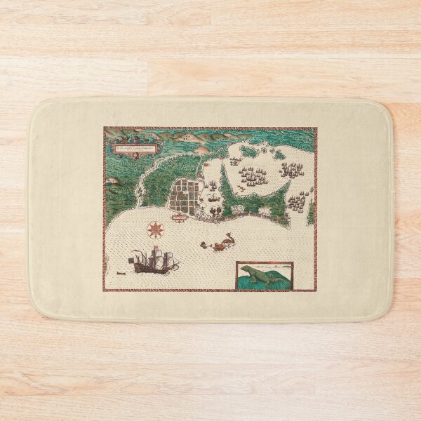 Item preview, Map Of The Route Of Sir Francis Drake Cartagena designed and sold by Julio Benitez.