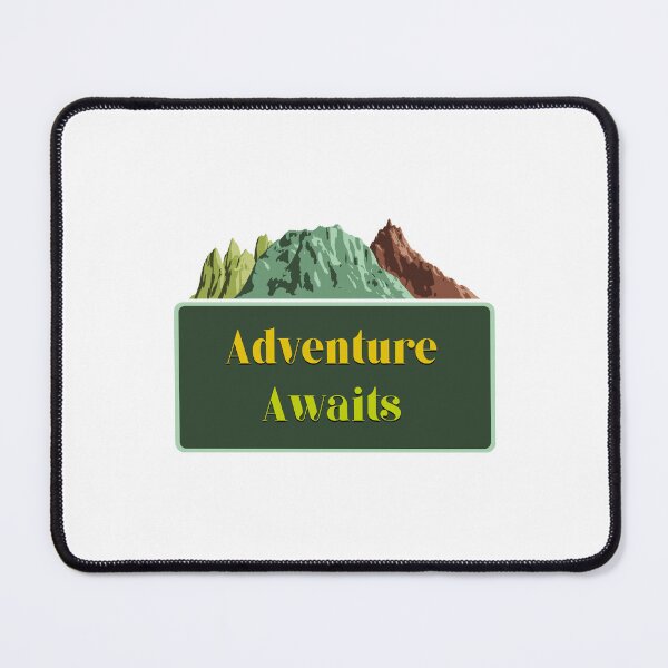 Item preview, Adventure Awaits text illustration designed and sold by trepiu.