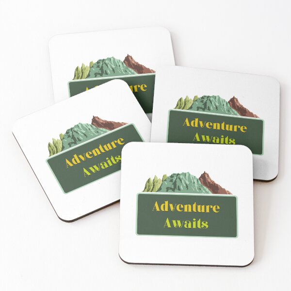 Item preview, Adventure Awaits text illustration designed and sold by trepiu.