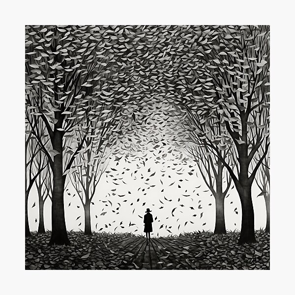 Item preview, A Walk Through The Woods In The Fall designed and sold by Ryleh-Mason.