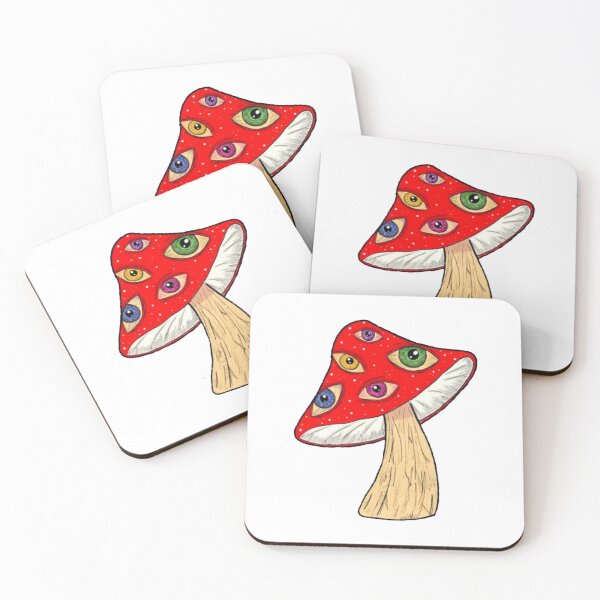Artikelvorschau, Trippy-Pilz mit 5 Augen entworfen und verkauft von BrontesWhimsyStore.
