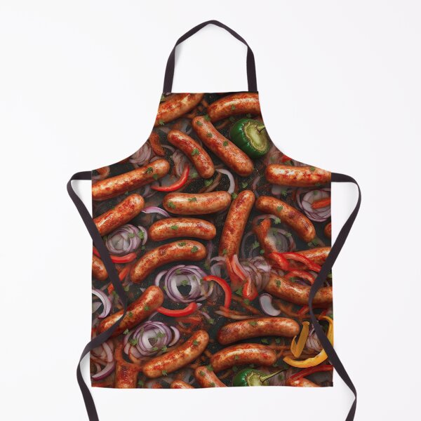 Item preview, Seamless Sausage and Peppers Pattern designed and sold by Offsite.