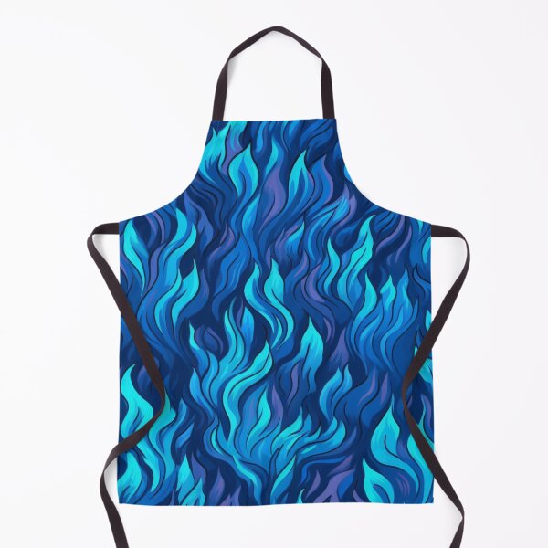 Item preview, Blue flames art pattern design designed and sold by imagenia.