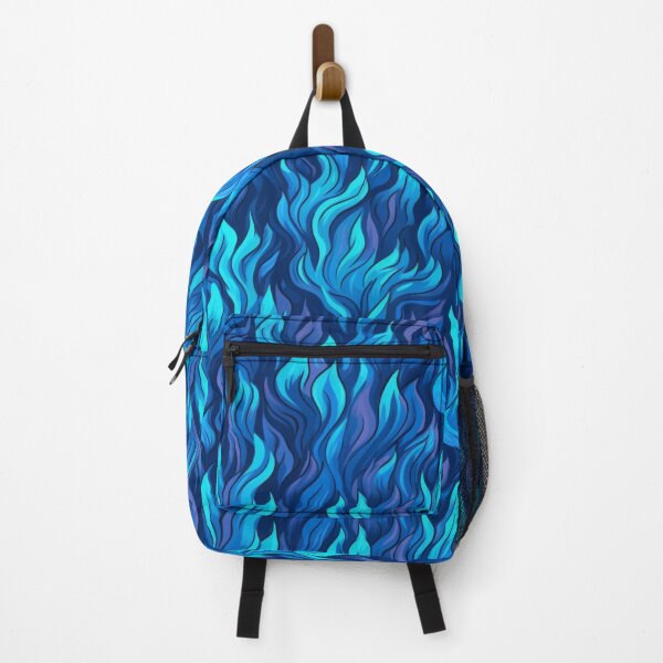 Item preview, Blue flames art pattern design designed and sold by imagenia.