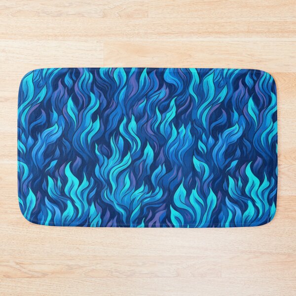 Artikelvorschau, Kunstmusterdesign mit blauen Flammen entworfen und verkauft von imagenia.