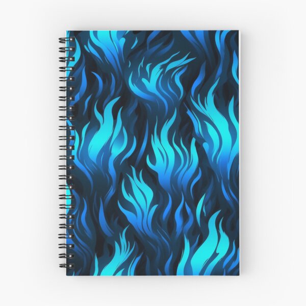 Item preview, Dark Blue flames art pattern design designed and sold by imagenia.