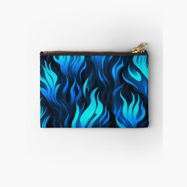Item preview, Dark Blue flames art pattern design designed and sold by imagenia.