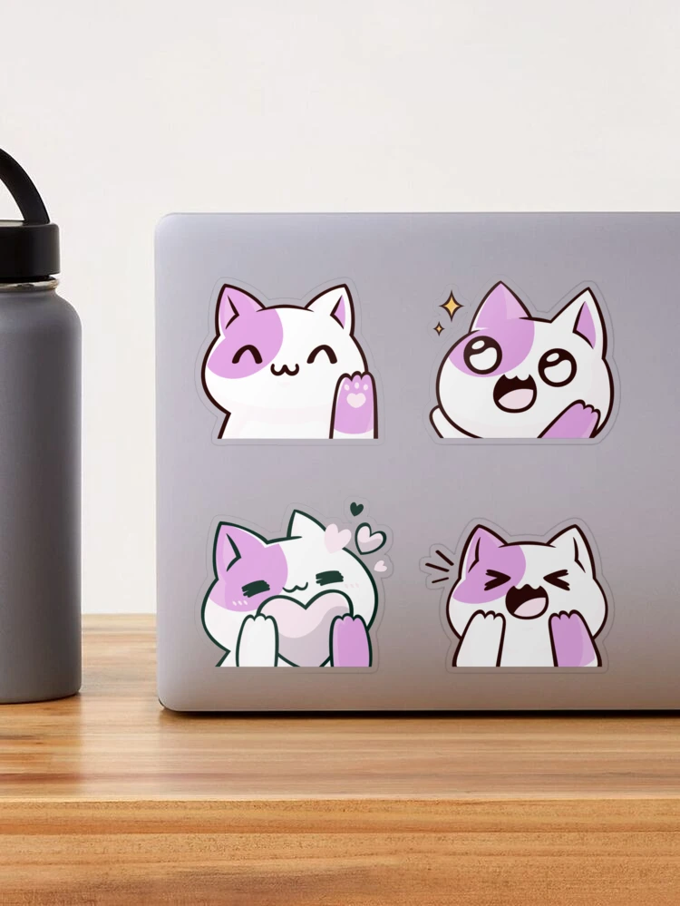 lovely cute purple squishmallow cat' Sticker