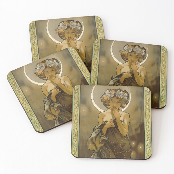 Item preview, Alphonse Mucha, The Moon, designed and sold by NouveauEra.