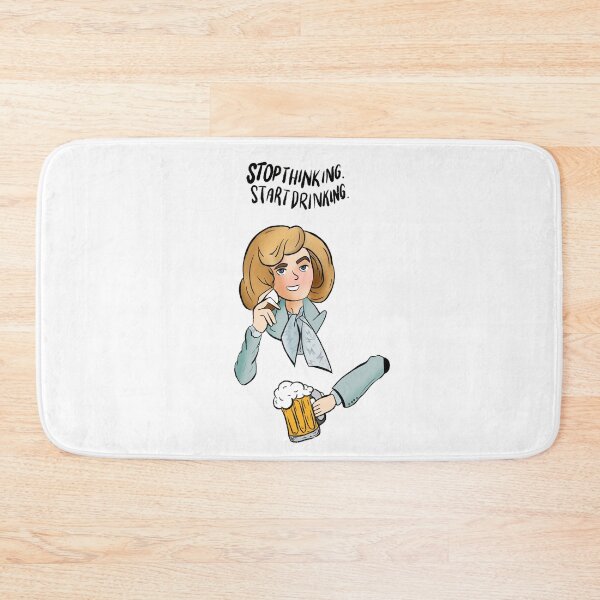 Item preview, Stop thinking start drinking! designed and sold by GoldStrokes.