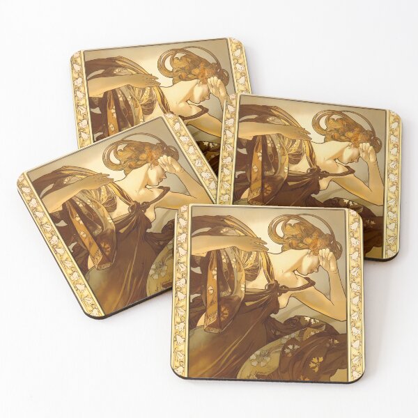 Item preview, Alphonse Mucha, The Evening Star designed and sold by NouveauEra.