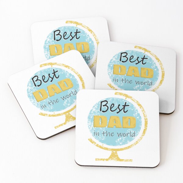 Item preview, Best Dad in the World - globe fathers day gift  designed and sold by hemp3x.