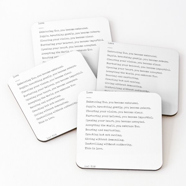 Item preview, This is love - Lao Tzu Poem - Literature - Typewriter Print designed and sold by Studio Grafiikka.
