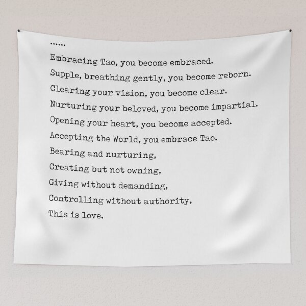 Item preview, This is love - Lao Tzu Poem - Literature - Typewriter Print designed and sold by Studio Grafiikka.