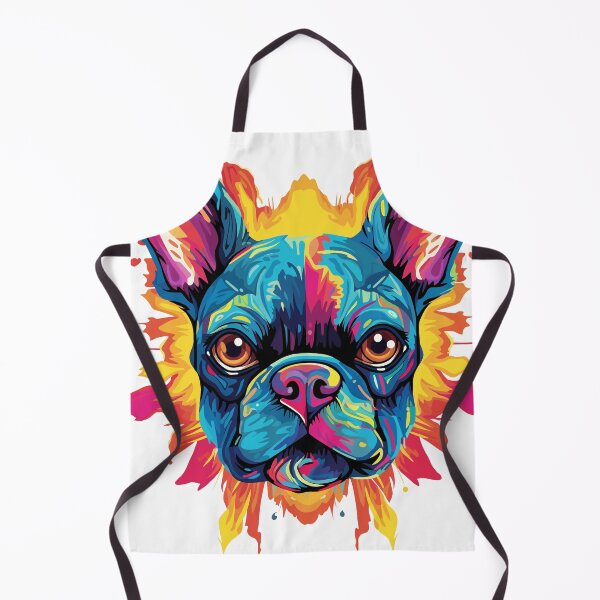 Item preview, Boston Terrier Color Explosion no background designed and sold by CortexCreations.