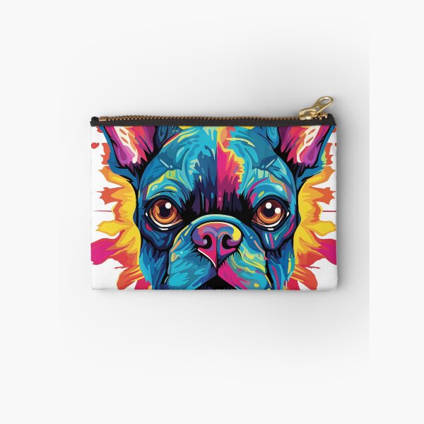 Item preview, Boston Terrier Color Explosion no background designed and sold by CortexCreations.