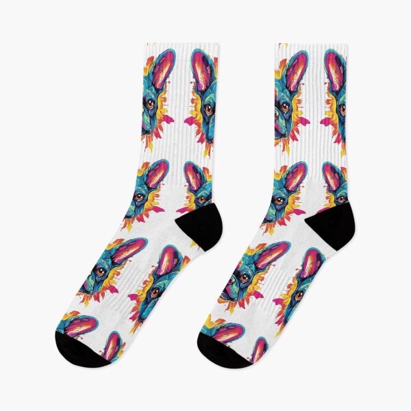 Item preview, Boston Terrier Color Explosion no background designed and sold by CortexCreations.