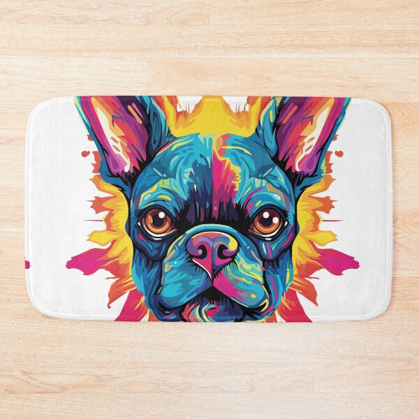 Item preview, Boston Terrier Color Explosion no background designed and sold by CortexCreations.