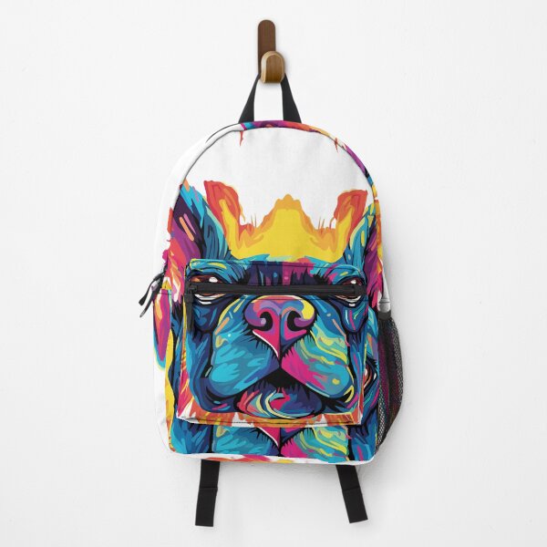 Item preview, Boston Terrier Color Explosion no background designed and sold by CortexCreations.