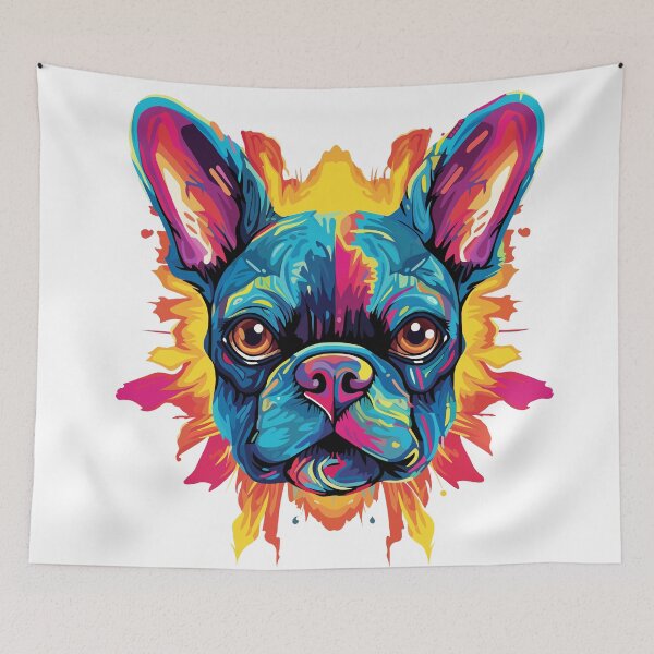 Item preview, Explosión de color Boston Terrier sin fondo designed and sold by CortexCreations.