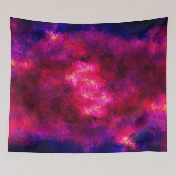 Item preview, Cosmic Vision - Contemporary Abstract - Abstract Expressionist painting - Purple, Violet, Blue, Navy designed and sold by Studio Grafiikka.