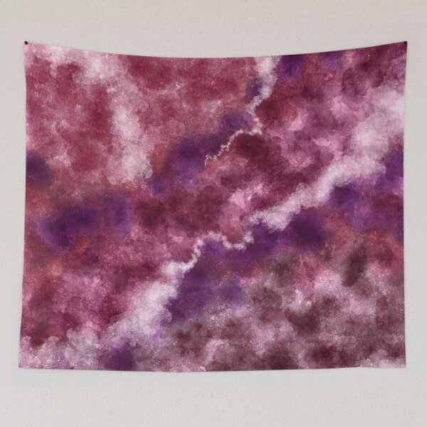 Item preview, Purple Clouds - Contemporary Abstract - Abstract Expressionist painting - Purple, Violet, Lavender designed and sold by Studio Grafiikka.