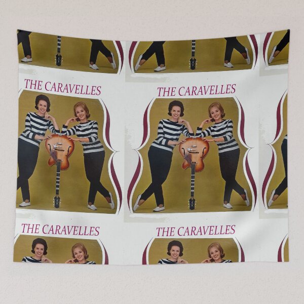 Item preview,  The Caravelles, girls, guitar, 60's, pop, rock, groovy, close up designed and sold by Vintaged.