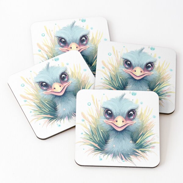 Item preview, Cute Emu Playing Hide And Seek designed and sold by Takin-Thepiss.