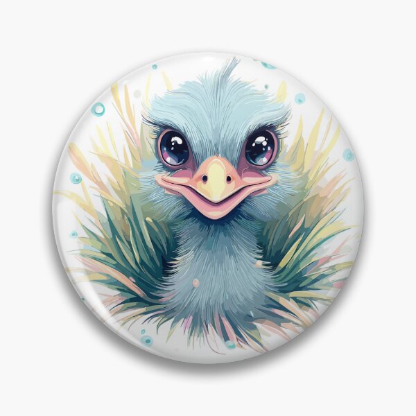 Item preview, Cute Emu Playing Hide And Seek designed and sold by Takin-Thepiss.