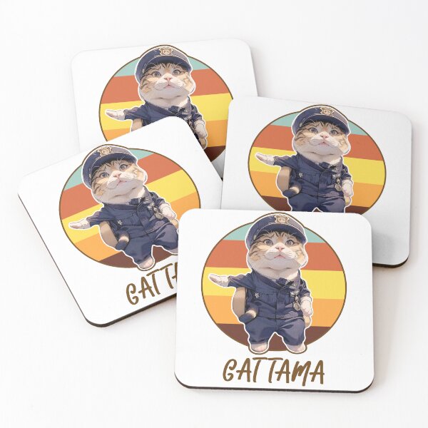 Item preview, Cat Tama,Tama Super Station Master,Cat Sticker designed and sold by Lychee Design.