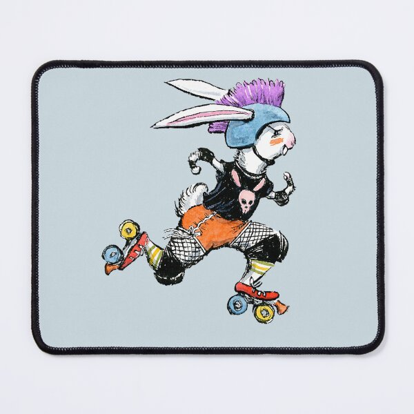 Item preview, Boys Girls Team Derby Bunny Roller Derby Rabbit DesignGreat Men Women designed and sold by billyfranklinCa.