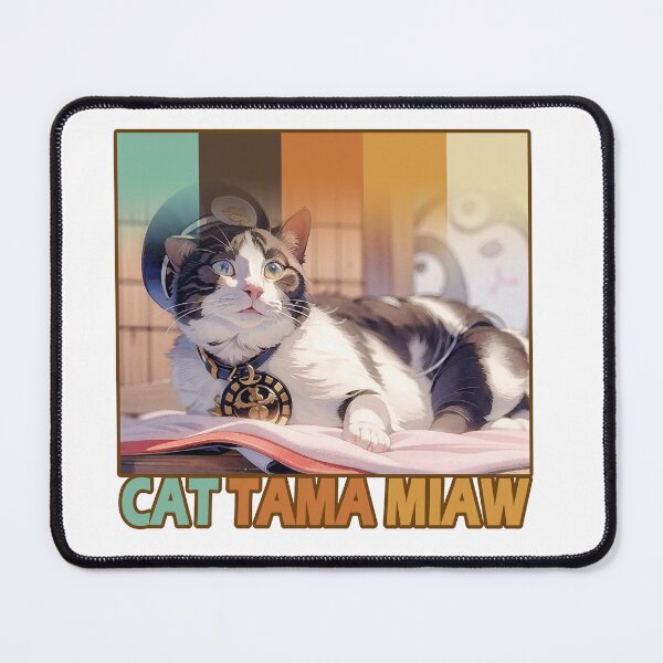 Item preview, Cat Tama,Tama Super Station Master,Cat Sticker designed and sold by Lychee Design.