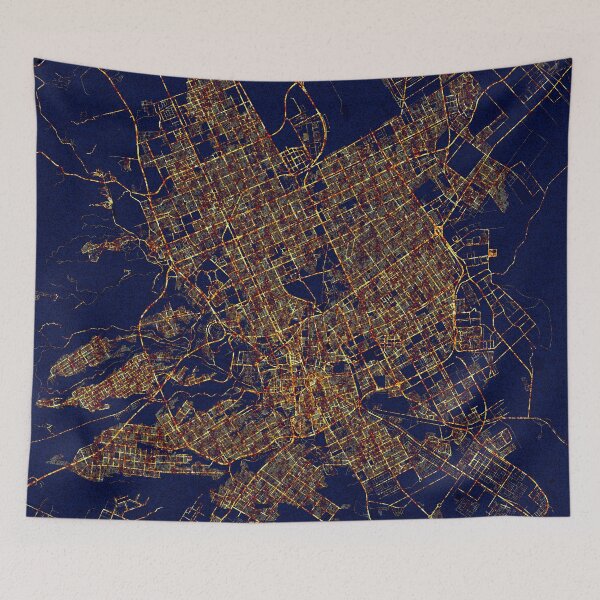 Item preview, Riyadh, Saudi Arabia Map -  City At Night designed and sold by deMAP.