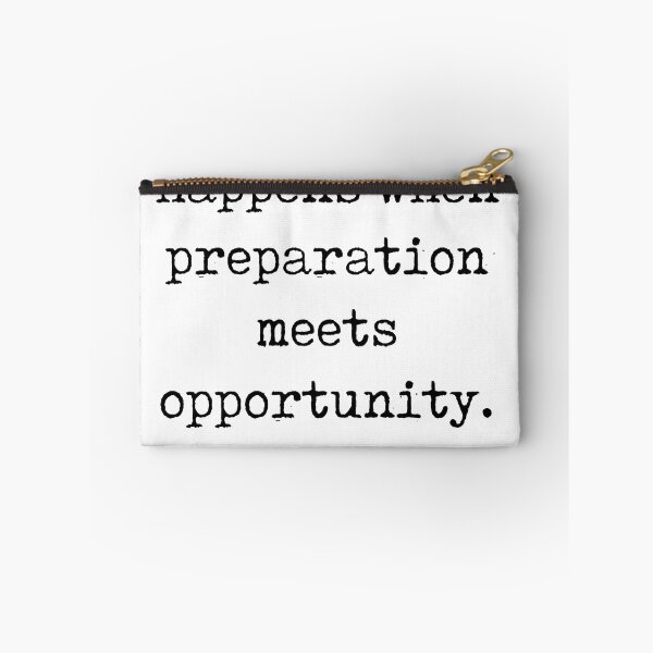 Item preview, Preparation meets opportunity - Seneca Quote - Literature - Typewriter Print designed and sold by Studio Grafiikka.