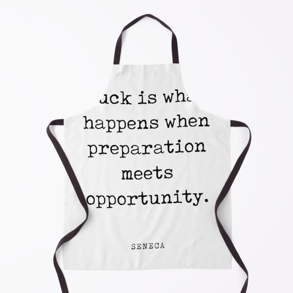 Item preview, Preparation meets opportunity - Seneca Quote - Literature - Typewriter Print designed and sold by Studio Grafiikka.