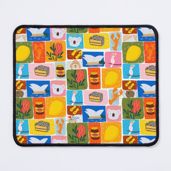 Item preview, Vibrant Aussie Icons Pattern by Suki McMaster designed and sold by Suki McMaster.