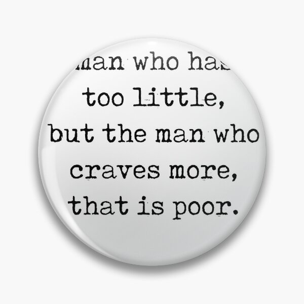 Item preview, Man who craves more - Seneca Quote - Literature - Typewriter Print designed and sold by Studio Grafiikka.