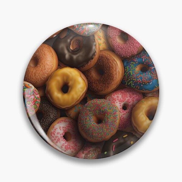 Item preview, Seamless Big Doughnuts Pattern designed and sold by Offsite.