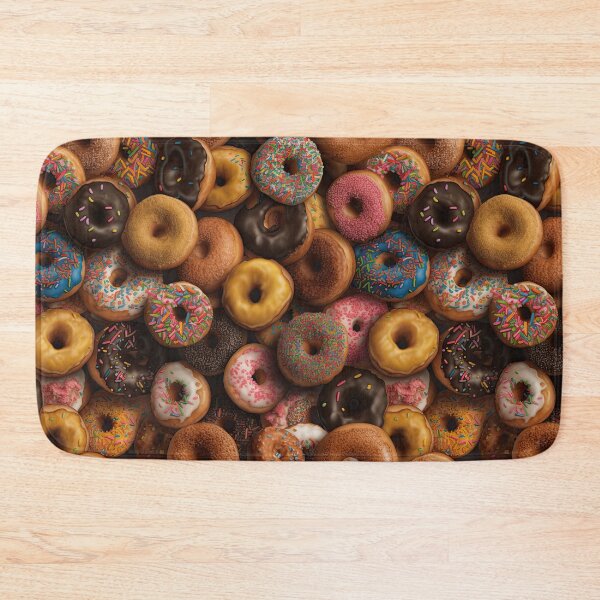 Item preview, Seamless Big Doughnuts Pattern designed and sold by Offsite.
