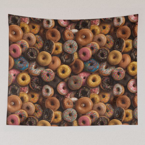 Item preview, Seamless Big Doughnuts Pattern designed and sold by Offsite.