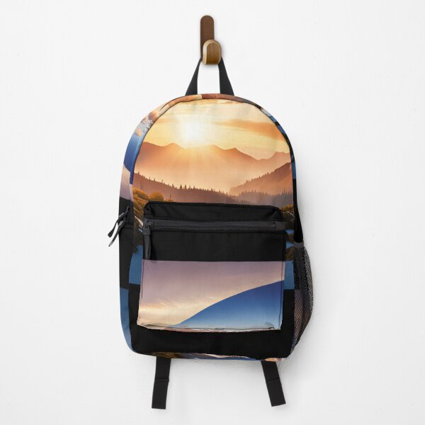 Item preview, [Image of a sun rising over a mountain, with the quote "Every day is a new beginning"  designed and sold by CreatorWorld29.