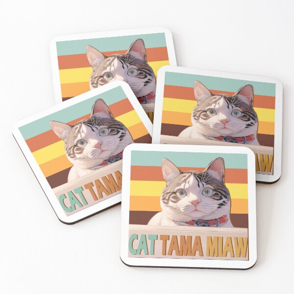 Item preview, Cat Tama,Tama Super Station Master,Cat Sticker designed and sold by Lychee Design.