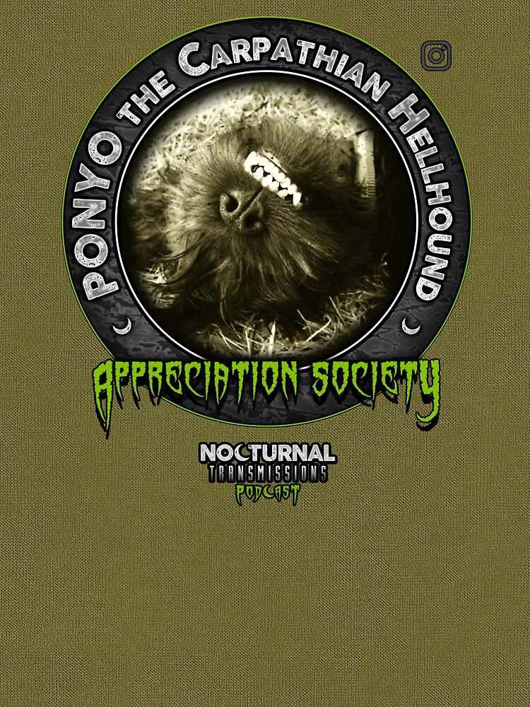 Thumbnail 7 of 7, Tri-blend T-Shirt, PONYO the Carpathian Hellhound appreciation society designed and sold by nocturnal-ts.