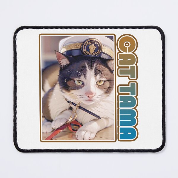 Item preview, Cat Tama,Tama Super Station Master,Cat Sticker designed and sold by Lychee Design.