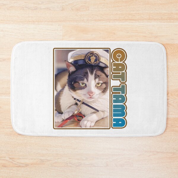 Item preview, Cat Tama,Tama Super Station Master,Cat Sticker designed and sold by Lychee Design.