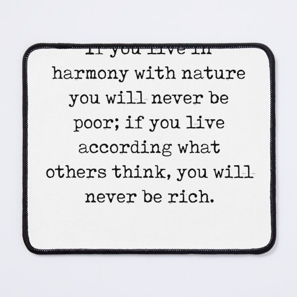 Item preview, Harmony With Nature - Seneca Quote - Literature - Typewriter Print designed and sold by Studio Grafiikka.